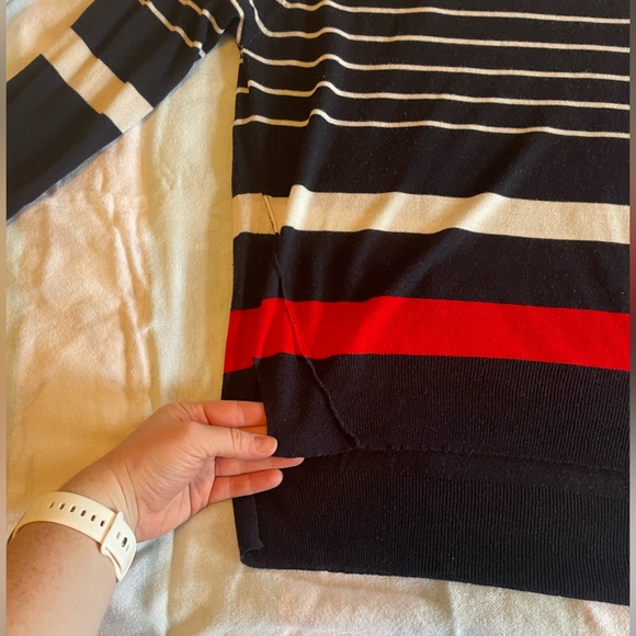 Zara Knit Striped Top - size small - Picture 6 of 8